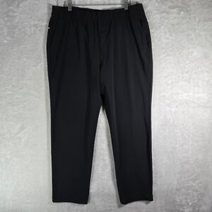 Vuori Miles Ankle Pants Womens Size XL Extra Large Black Tapered Leg Lightweight